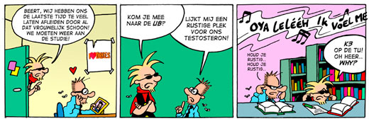 Klik voor een vergroting van de strip Geert en Beert